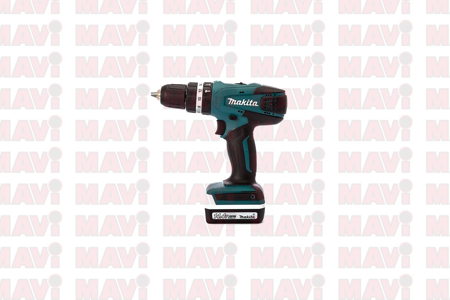 Masina Gaurit / Insurubat Percutie 2 Acumulatori Li-Ion 14.4V 1.5Ah Makita # Hp347Dwe