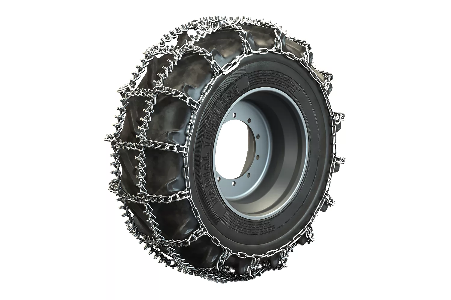 Set plasa lant antiderapant Veriga, 14.5-20, 360/70-24, grosime 8.5 mm, Tractor forestier, Grip Stud Gs-520 #33831