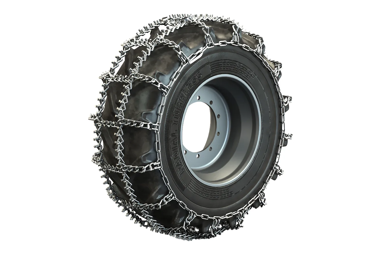 Set plasa lant antiderapant Veriga, 14.00-24, grosime 10 mm,  Tractor forestier, Grip Stud Gs-820 # 33415