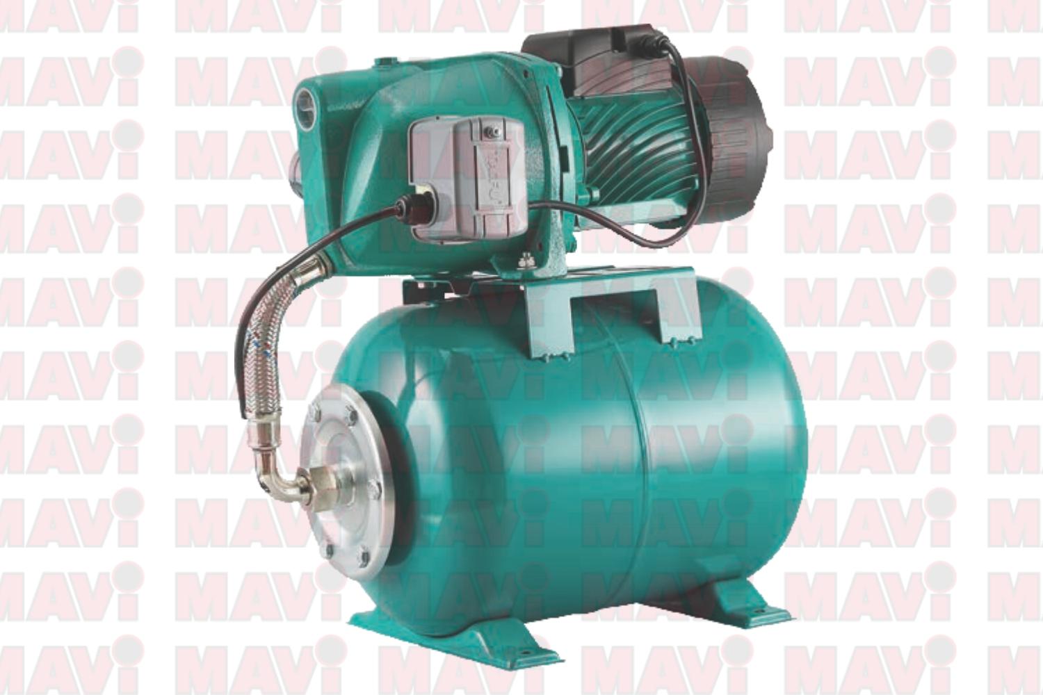 Hidrofor 0.75Kw 50L/Min Rezervor 25L Rotakt # Atjet100A