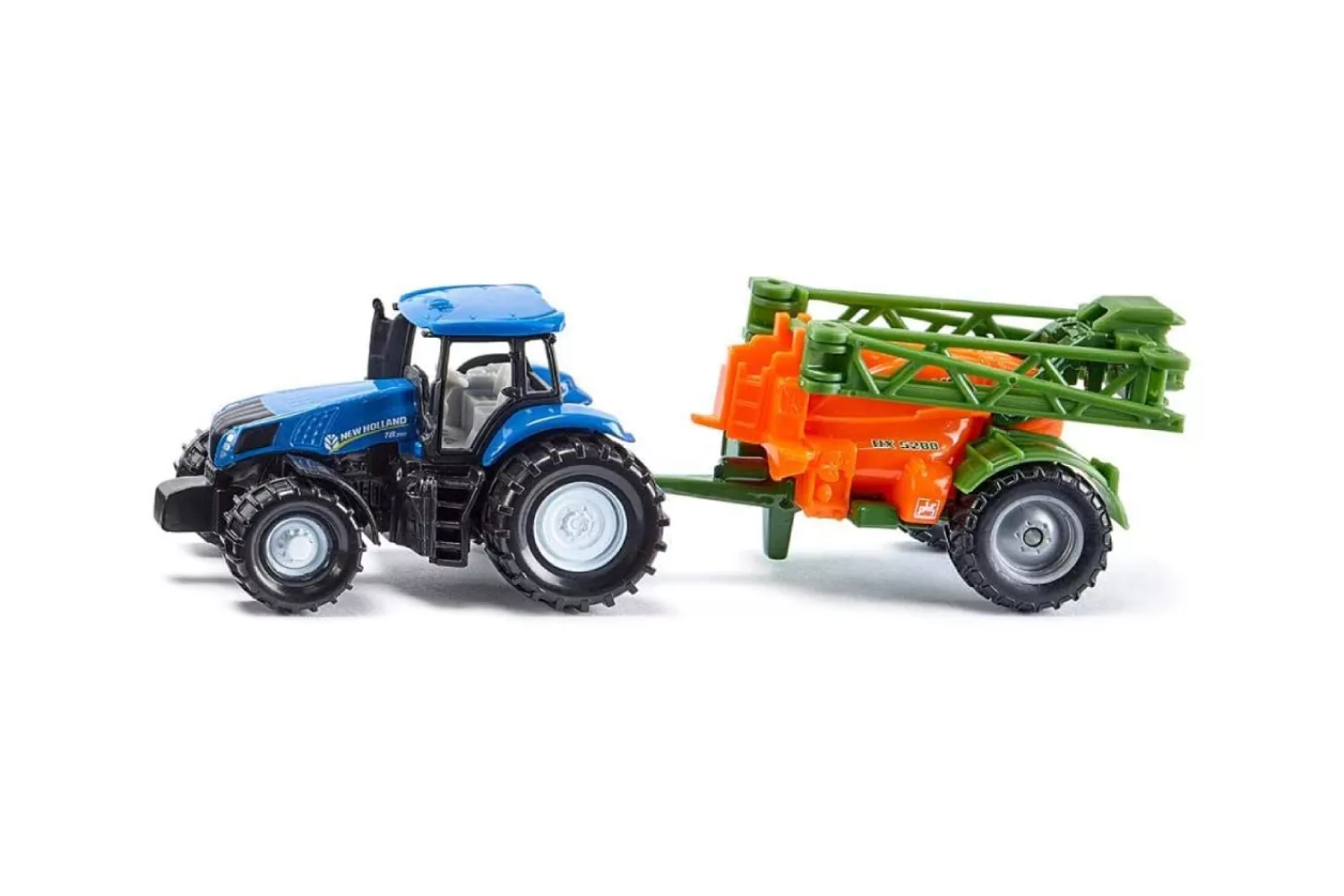 Jucarie Siku tractor cu stropitoare camp 1:87, 196x132x36 mm # 1668