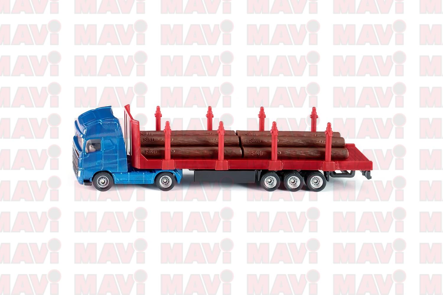 Jucarie Siku, camion transport busteni, 1:87, 185x26x46 mm # 1659