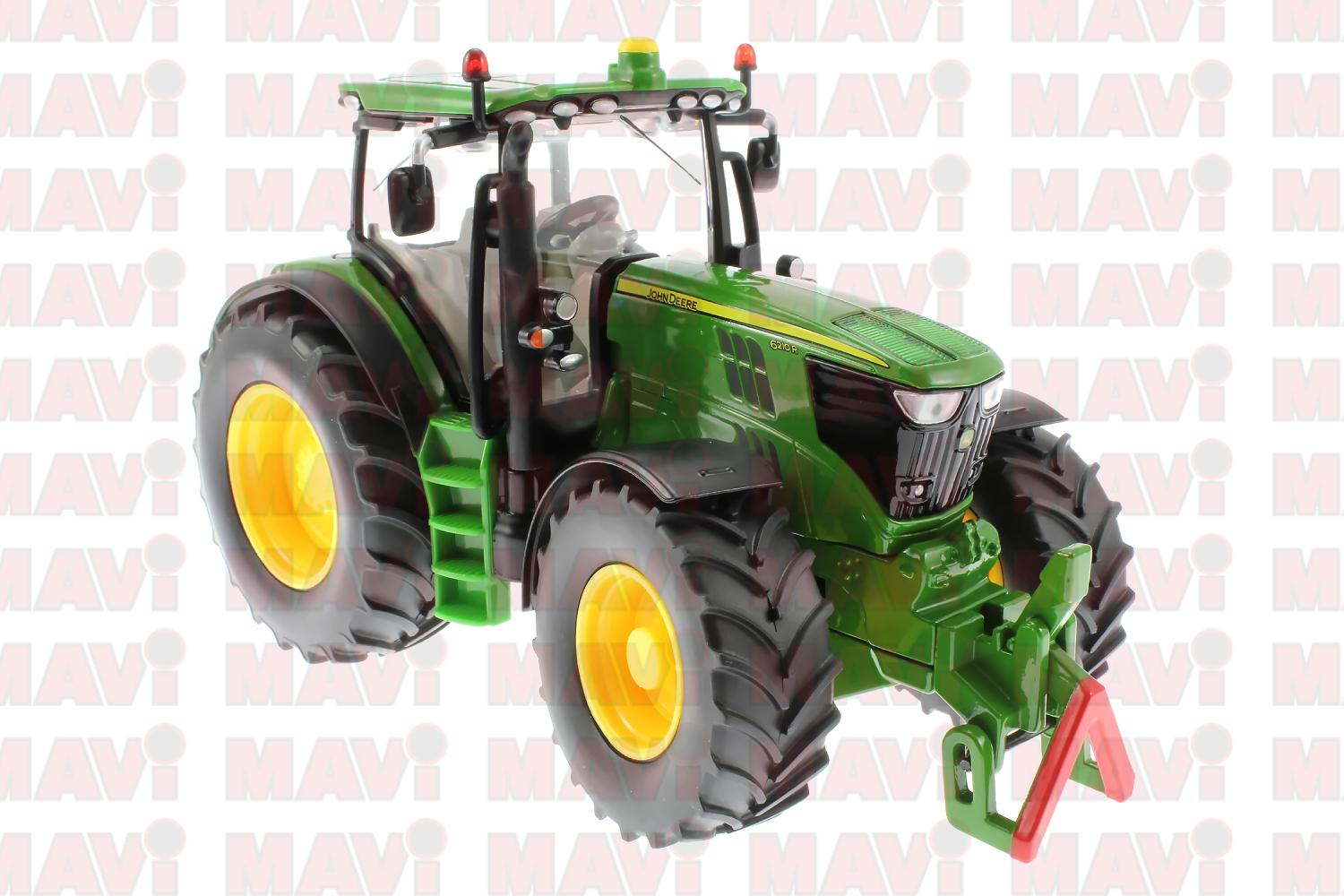 Jucarie Siku tractor John Deere 6210 R 1:32, 250x151x102 mm # 3282