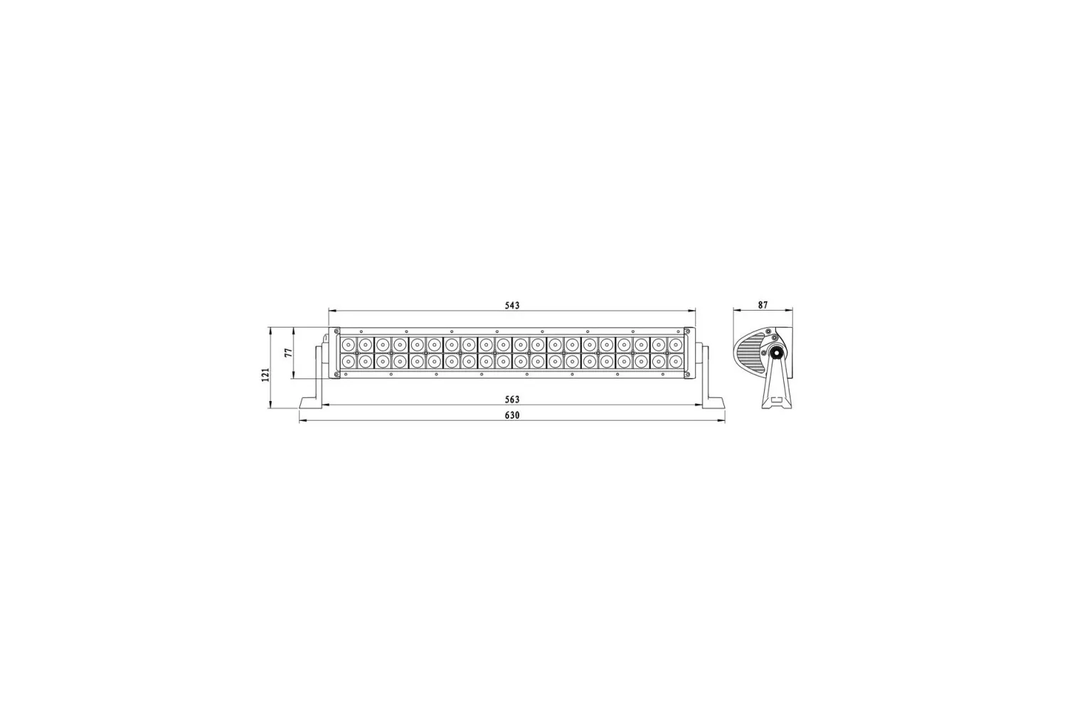Proiector Panou 40X630 mm # Lb0004