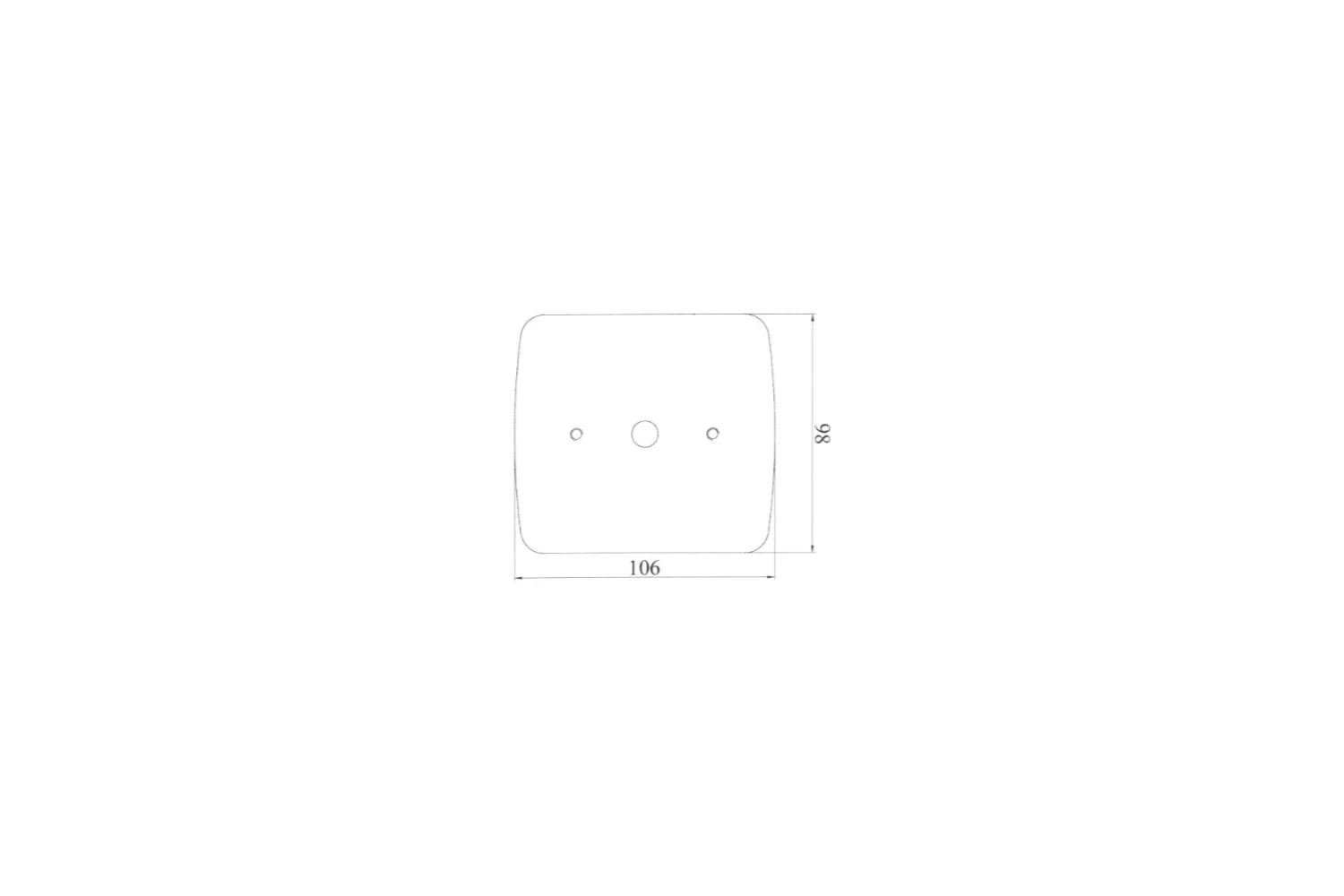 Lampa Semnalizare Remorca Lt70  Led # L1070-Bl