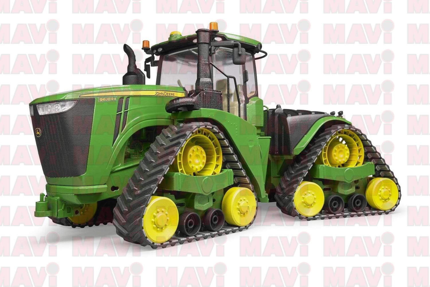 Jucarie Bruder, tractor cu senila John Deere 9620Rx, 1:16, 500x190x235 mm # 04055