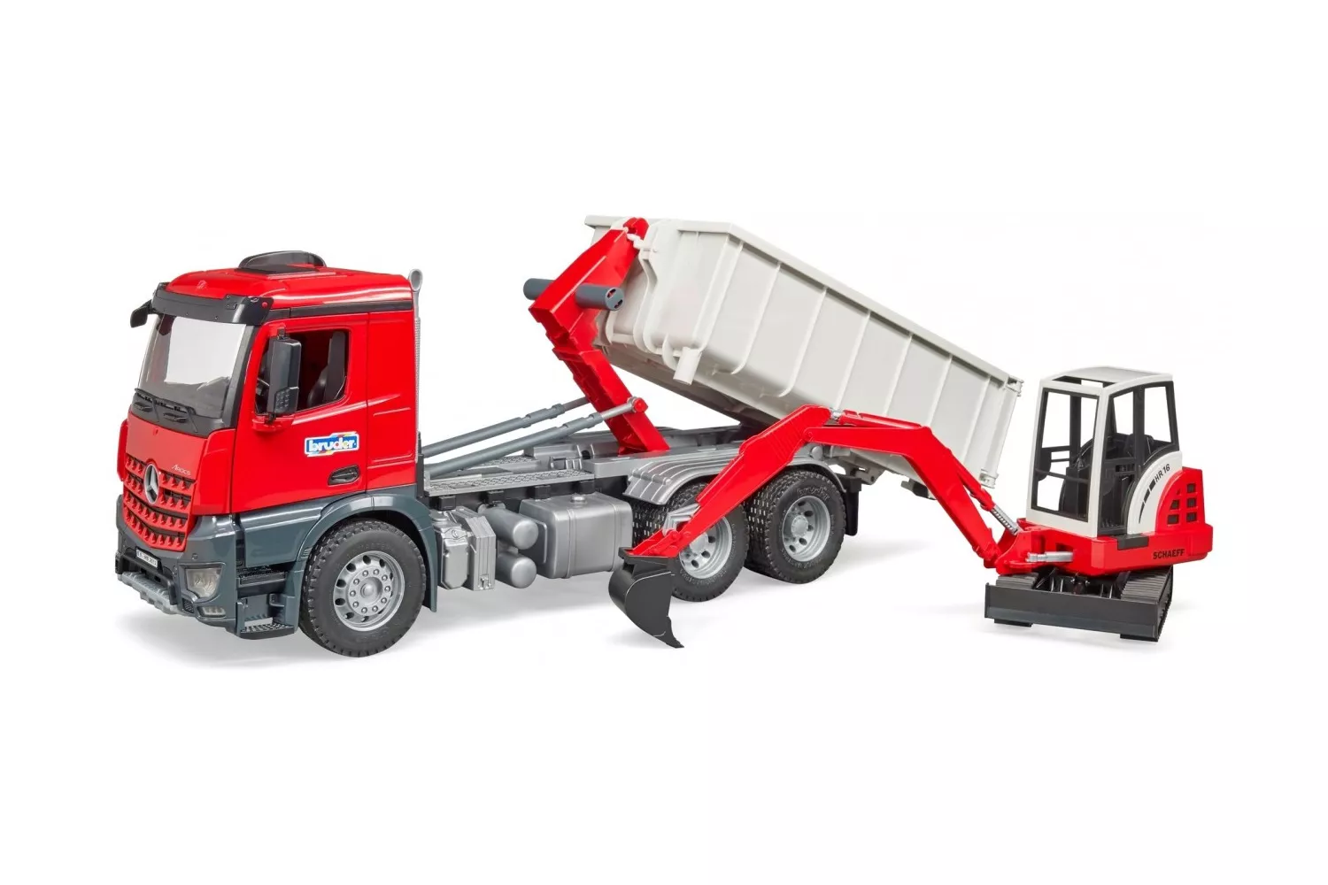 CAMION MB AROCS DE TRANSPORTAT LEMN BRUDER # 03669