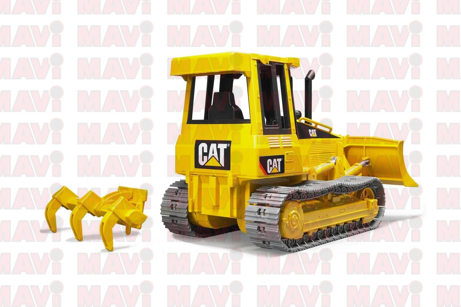 Jucarie Bruder, buldozer cu lant Caterpillar, 1:16, 303x146x158 mm # 02443