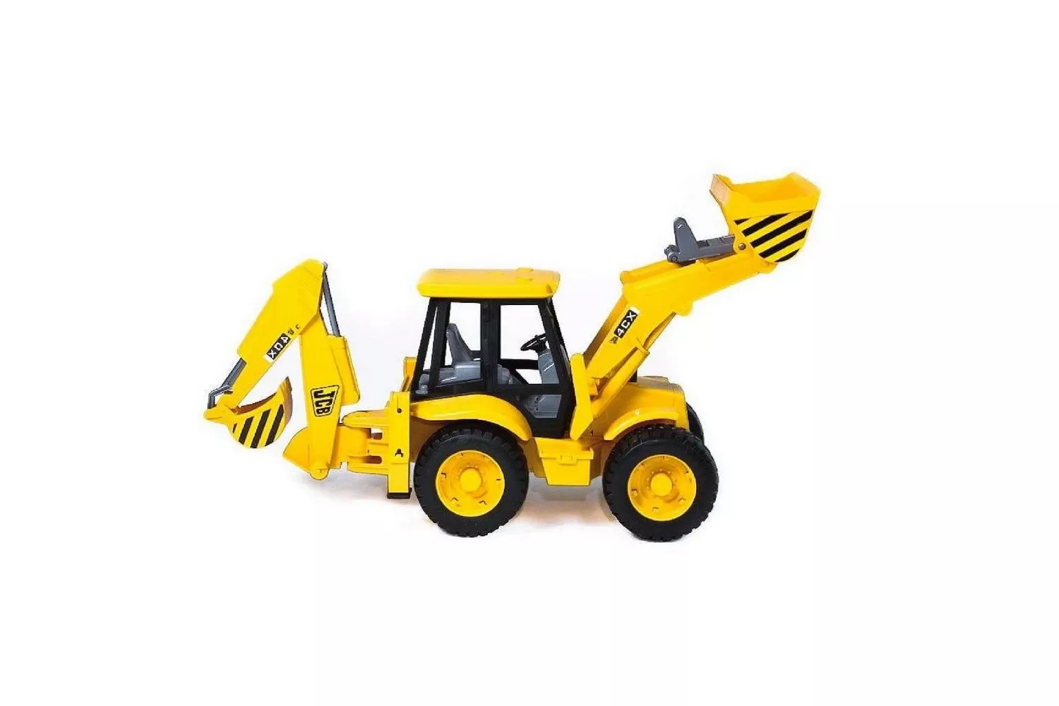 Jucarie Bruder, incarcator cu excavator Jcb Midi Cx, 1:16, 411x122x168 mm # 02427