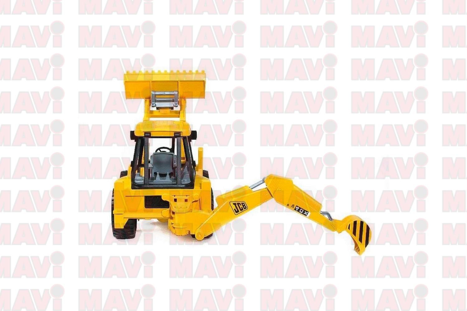 Jucarie Bruder, incarcator cu excavator Jcb Midi Cx, 1:16, 411x122x168 mm # 02427