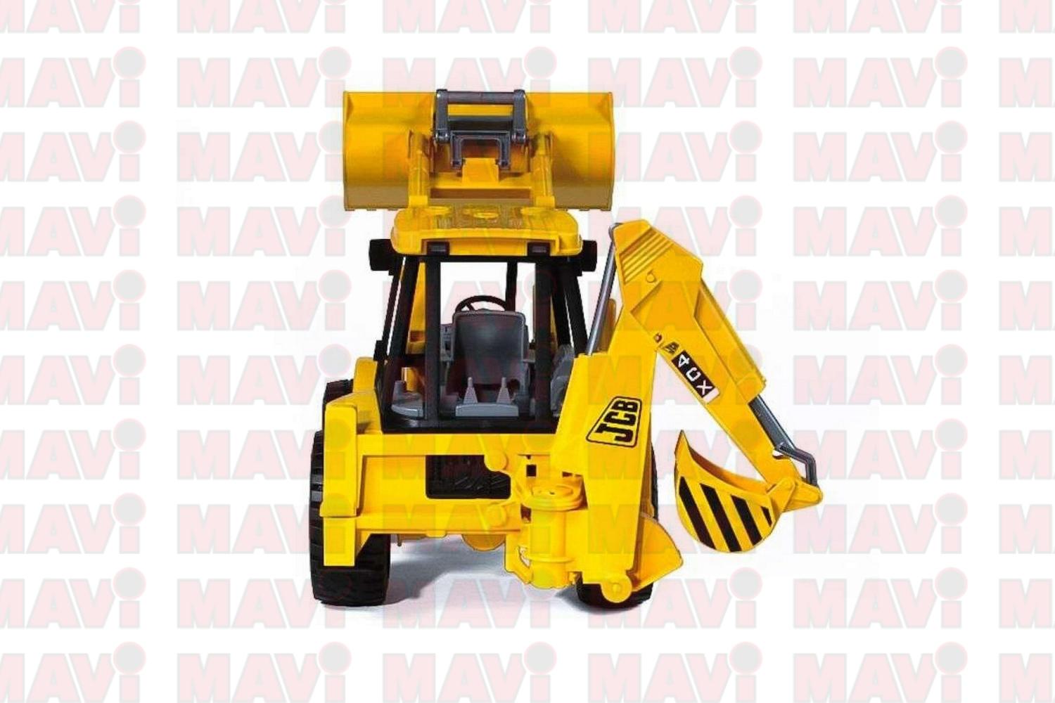 Jucarie Bruder, incarcator cu excavator Jcb Midi Cx, 1:16, 411x122x168 mm # 02427