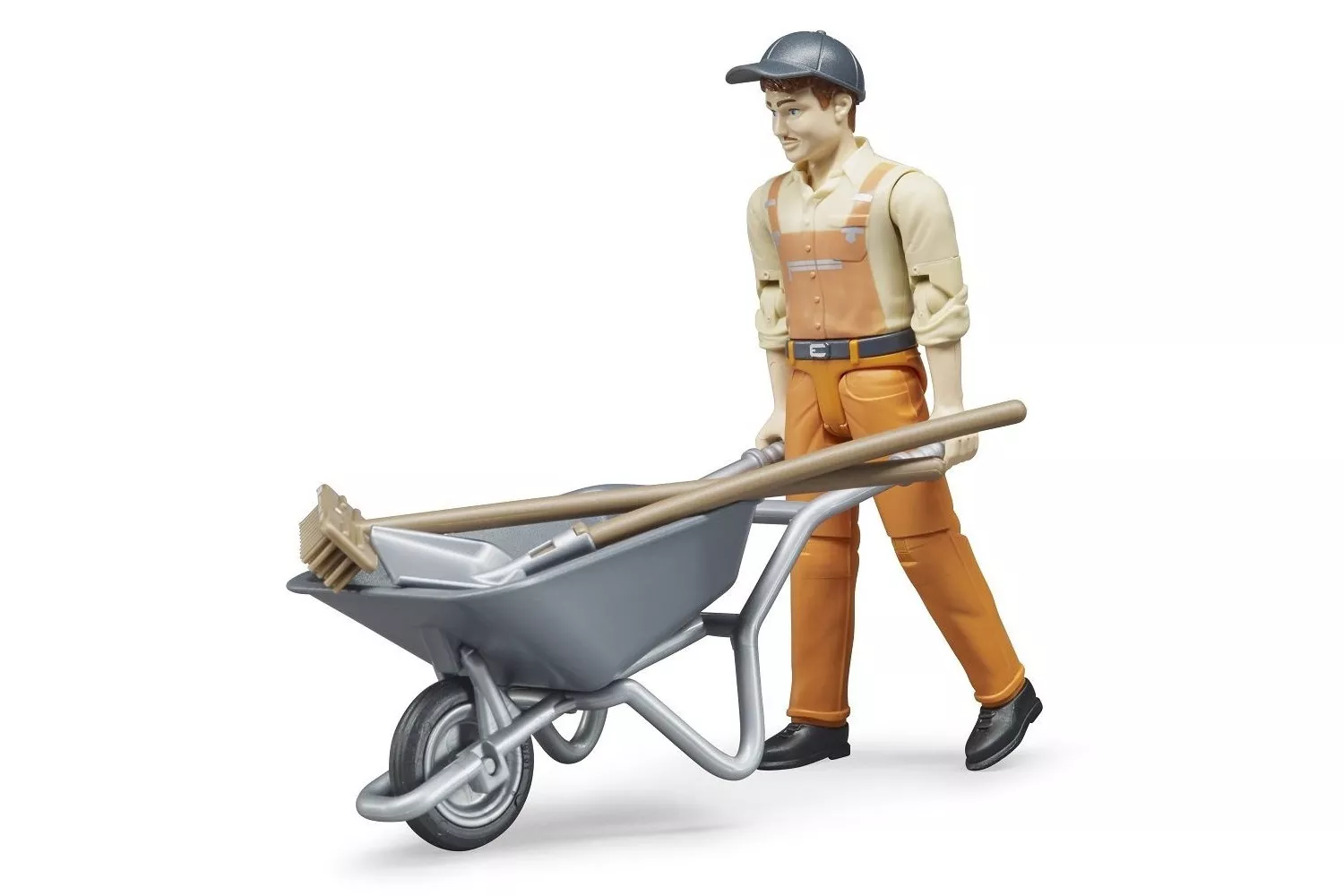 Jucarie set figurine muncitori comunali cu maturi