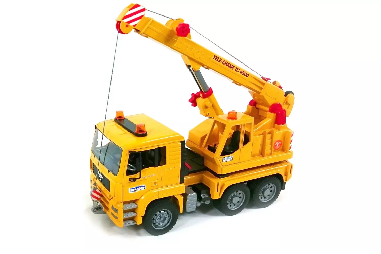 Jucarie Bruder, camion Man cu macara, 1:16, 425x175x242 mm # 02754