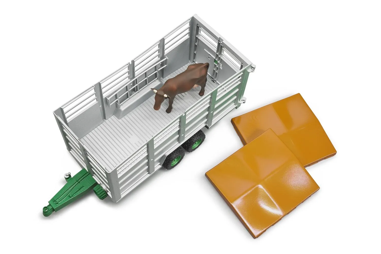 Jucarie Bruder, remorca transport animale, 1:16, 482x171x202 mm # 02227