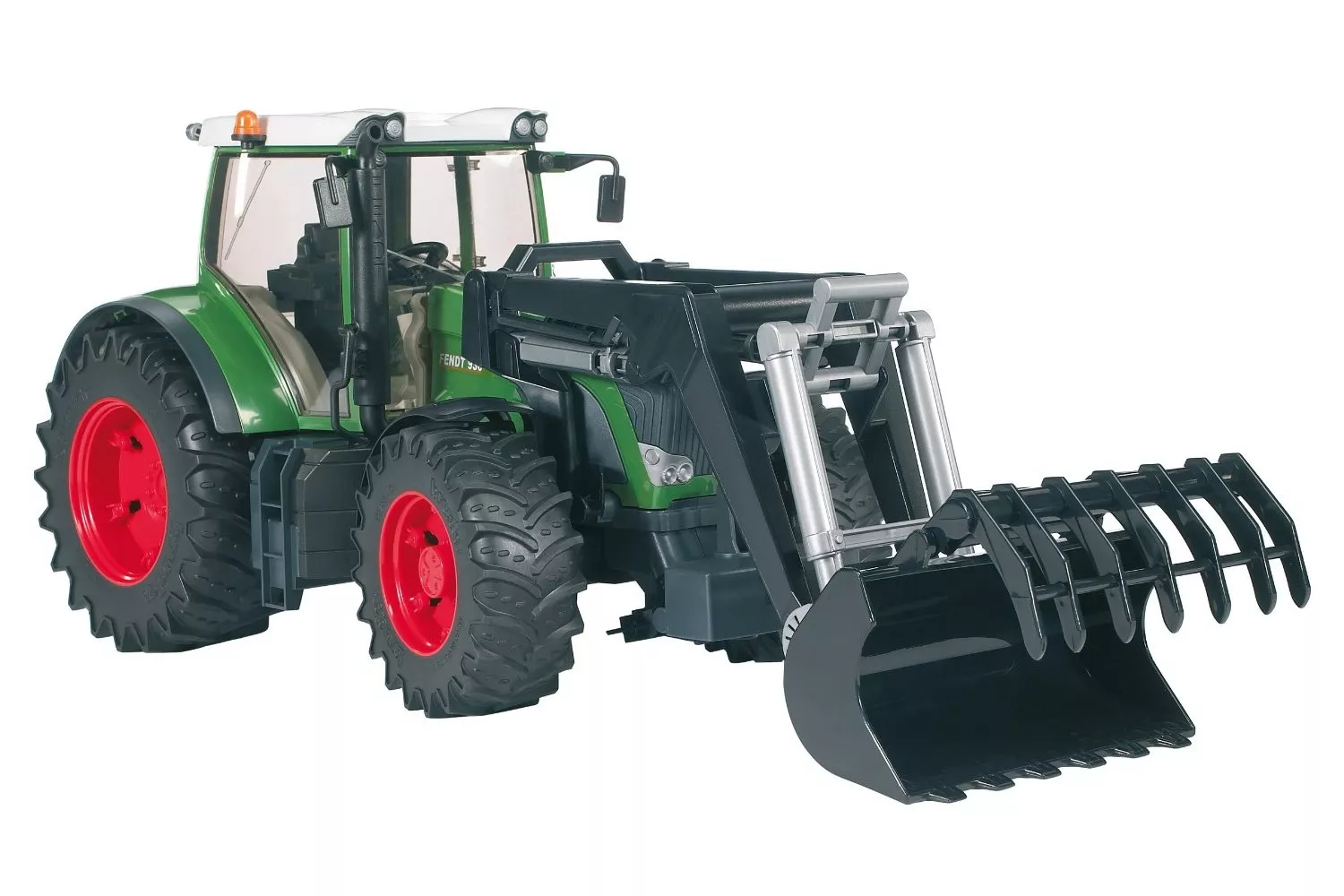 Jucarie Bruder tractor Fendt Favorit 936 Vario cu incarcator frontal 1:16, 445x175x200 mm # 03041