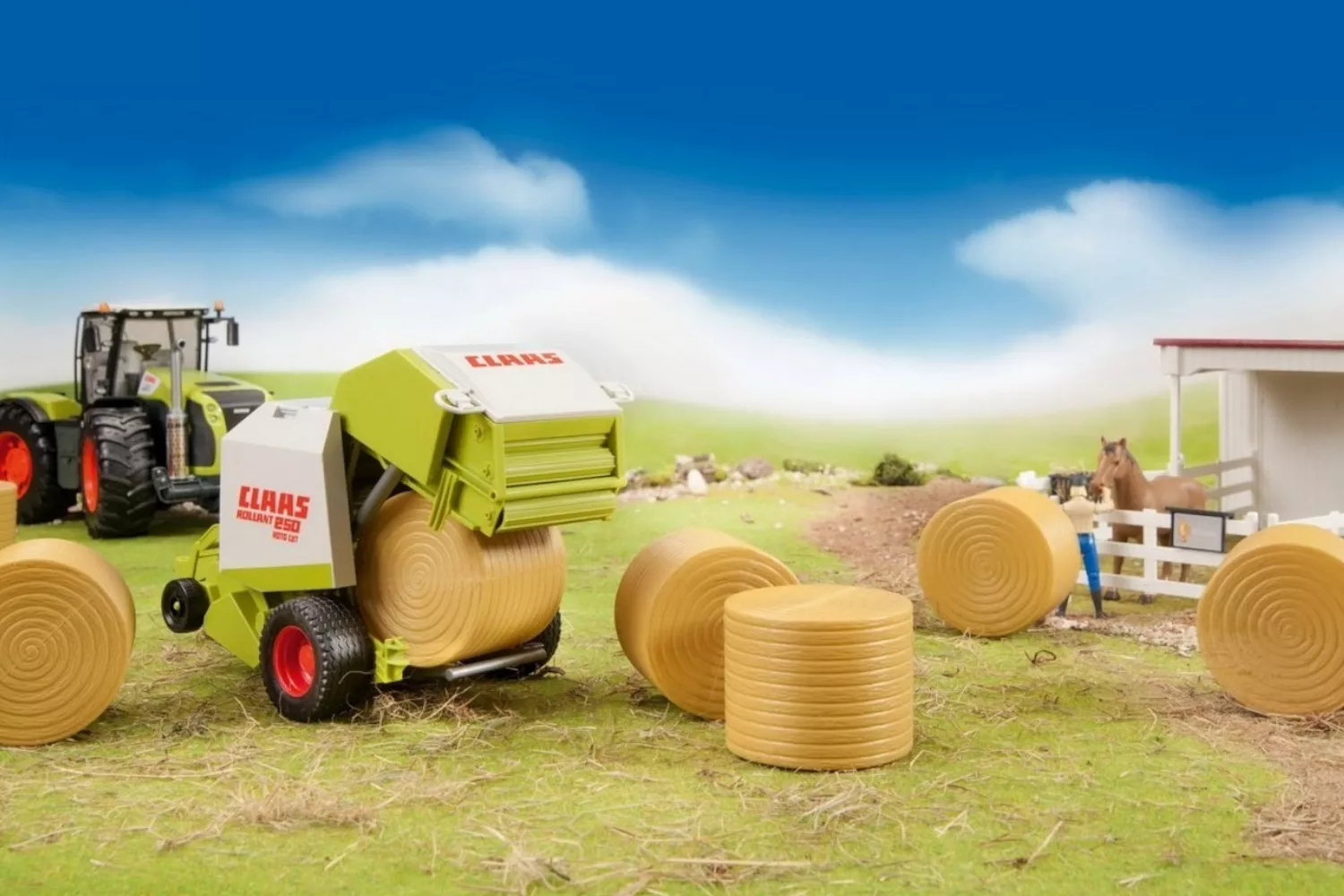 Jucarie Bruder baloti rotunzi 4 bucati # 02344