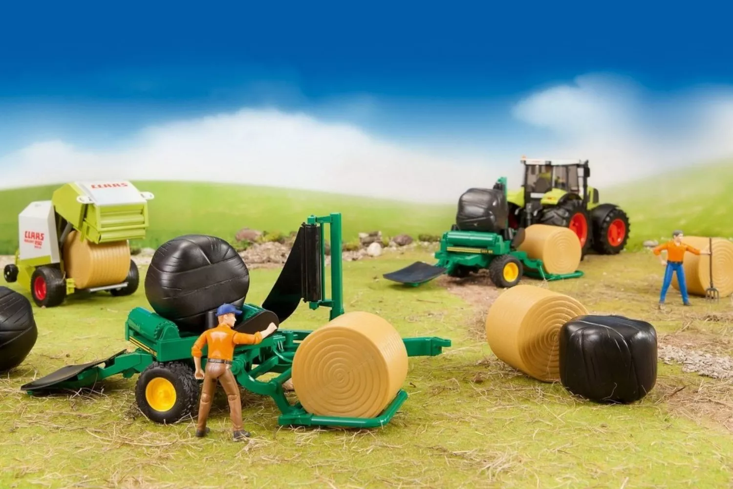 Jucarie Bruder baloti rotunzi 4 bucati # 02344