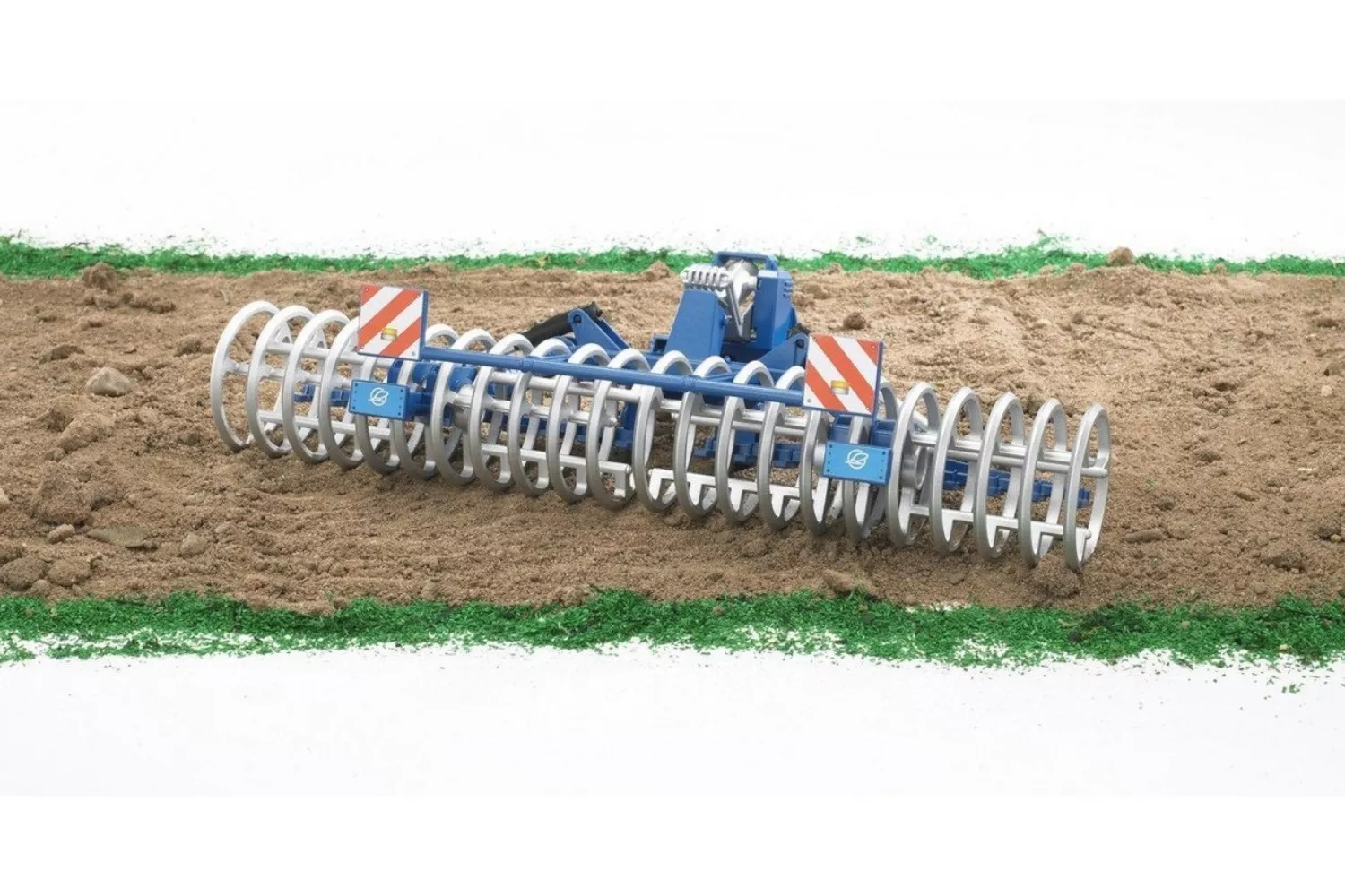 Jucarie Bruder tavalug frontal Lemken Variopack K 1:16, 380x150x120 mm # 02222