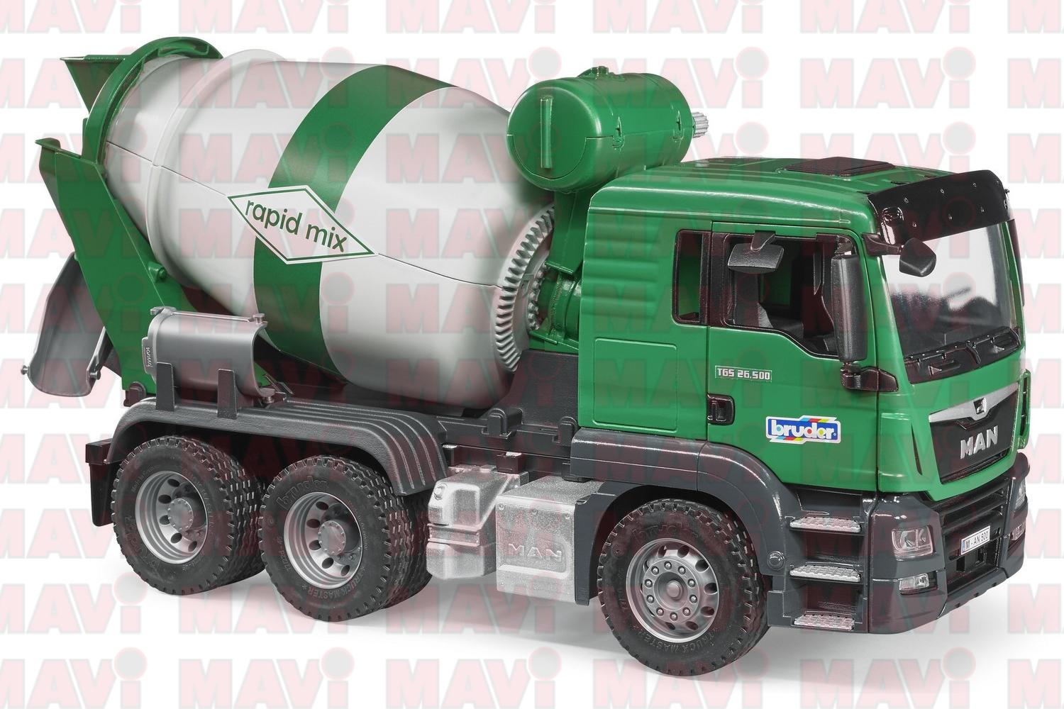 Jucarie Bruder, camion Man Tgs malaxor beton, 1:16, 508x185x264 mm # 03710