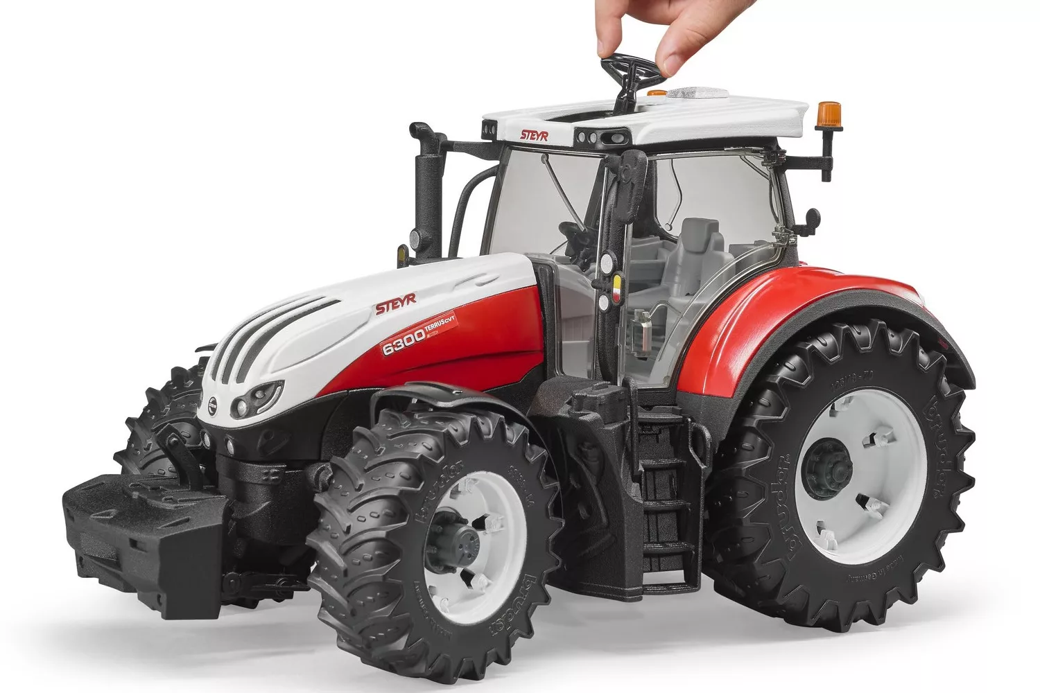 Jucarie Bruder, tractor Steyr 6300 Terrus Cvt, 1:16, 345x180x205 mm # 03180
