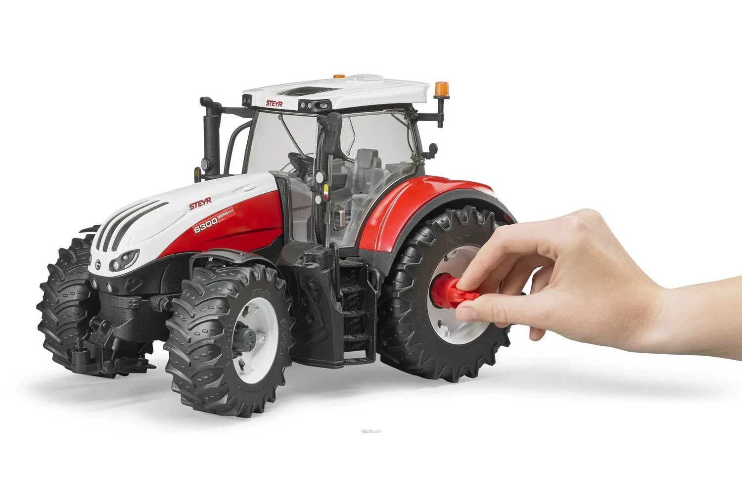 Jucarie Bruder, tractor Steyr 6300 Terrus Cvt, 1:16, 345x180x205 mm # 03180