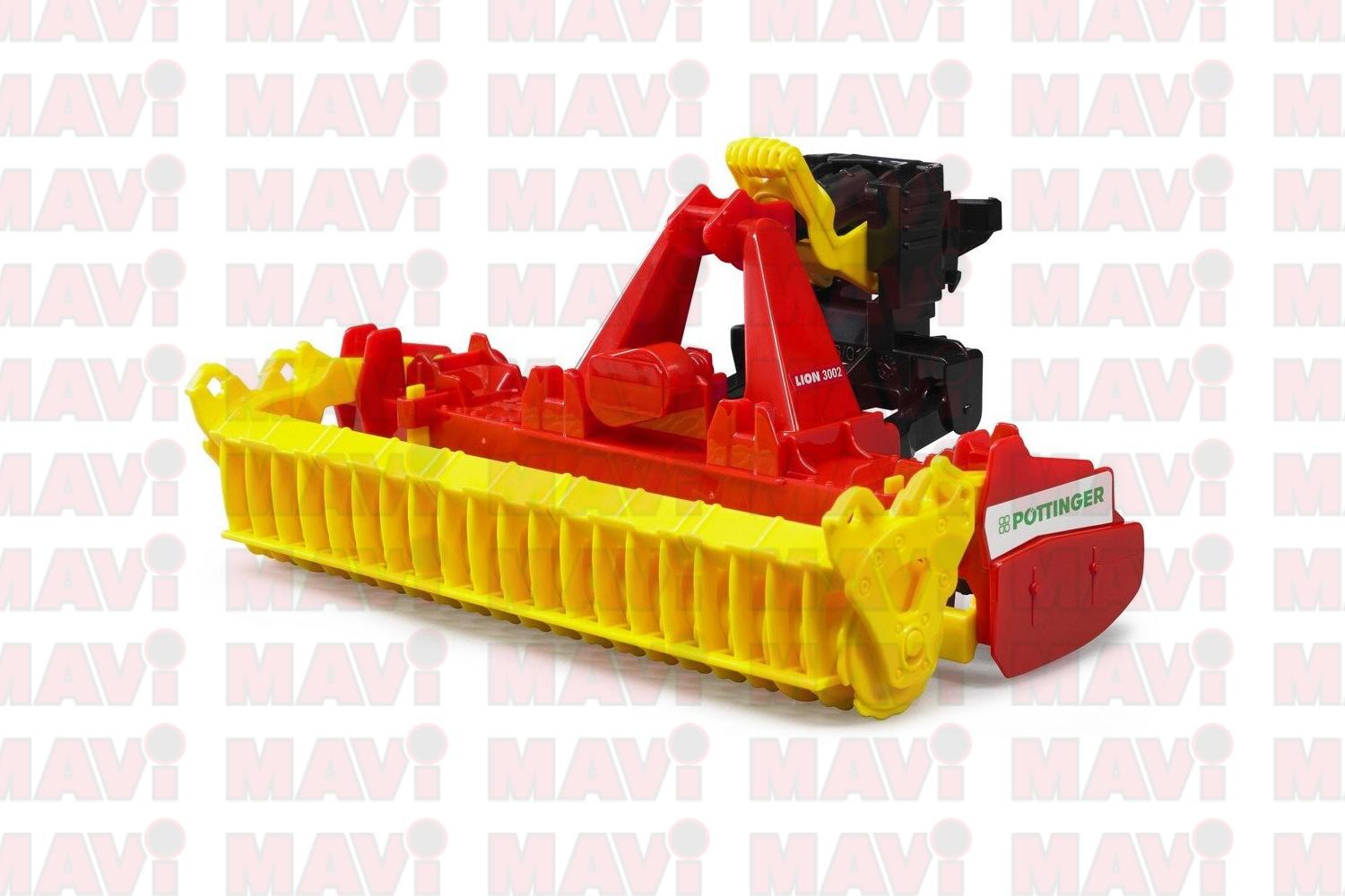 Jucarie Bruder grapa rotativa Pottinger Lion 3002, 140x200x100 mm # 02346