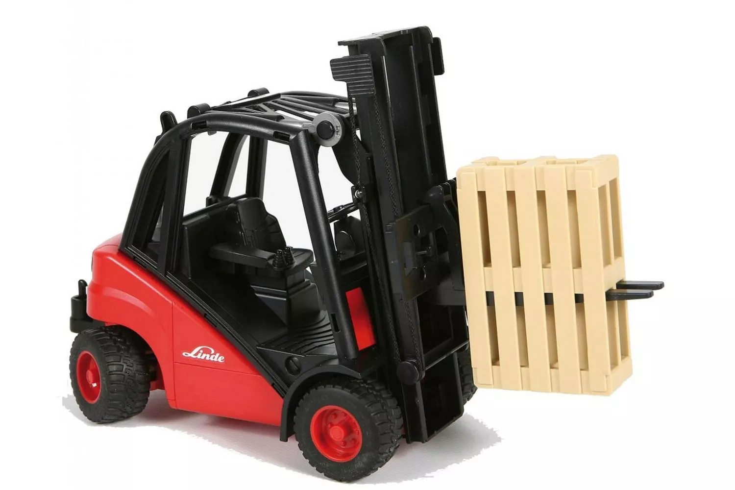 Jucarie Bruder, motostivuitor Line H30D cu 2 paleti, 1:16, 290x92x220 mm # 02511