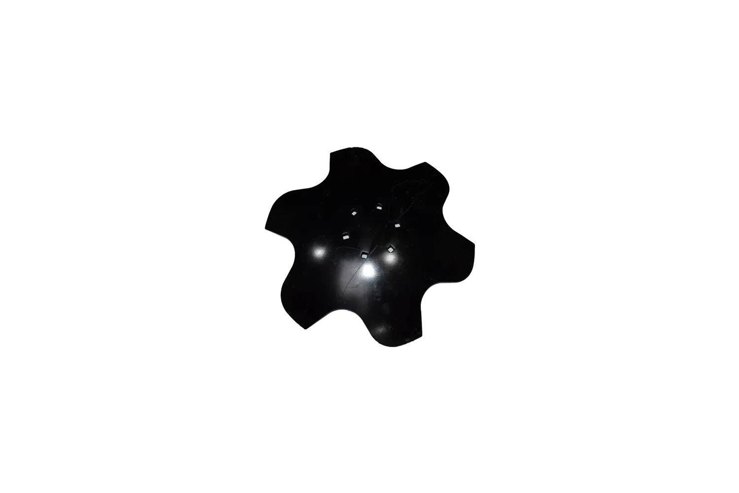 Disc crestat OFAS cu 6 gauri patrate, diametru 510 mm, grosime 4 mm, marime gaura 13 mm