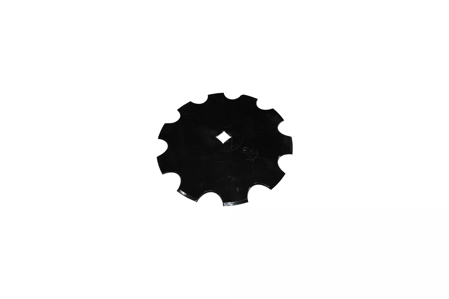 Disc crestat OFAS cu gaura patrata, diametru 510 mm, grosime 6 mm, marime gaura 41 mm