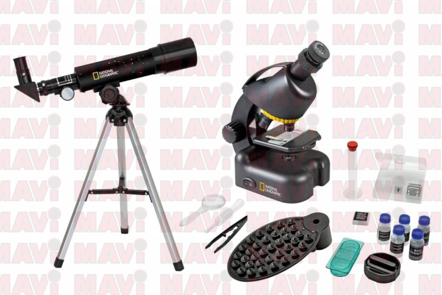 Set telescop 50/360, microscop 40-640X National Geographic # 9118200