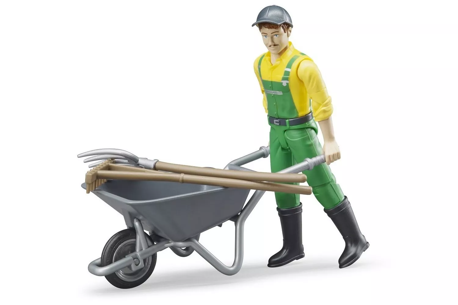 Jucarie Bruder, set figurina agricultor cu accesorii # 62610