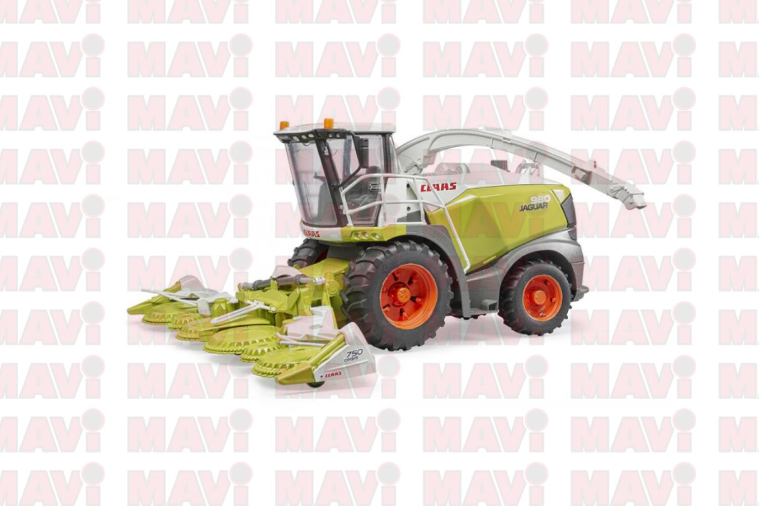 Jucarie Bruder, combina de recoltat furajer Claas Jaguar 980, 1:16 # 02134