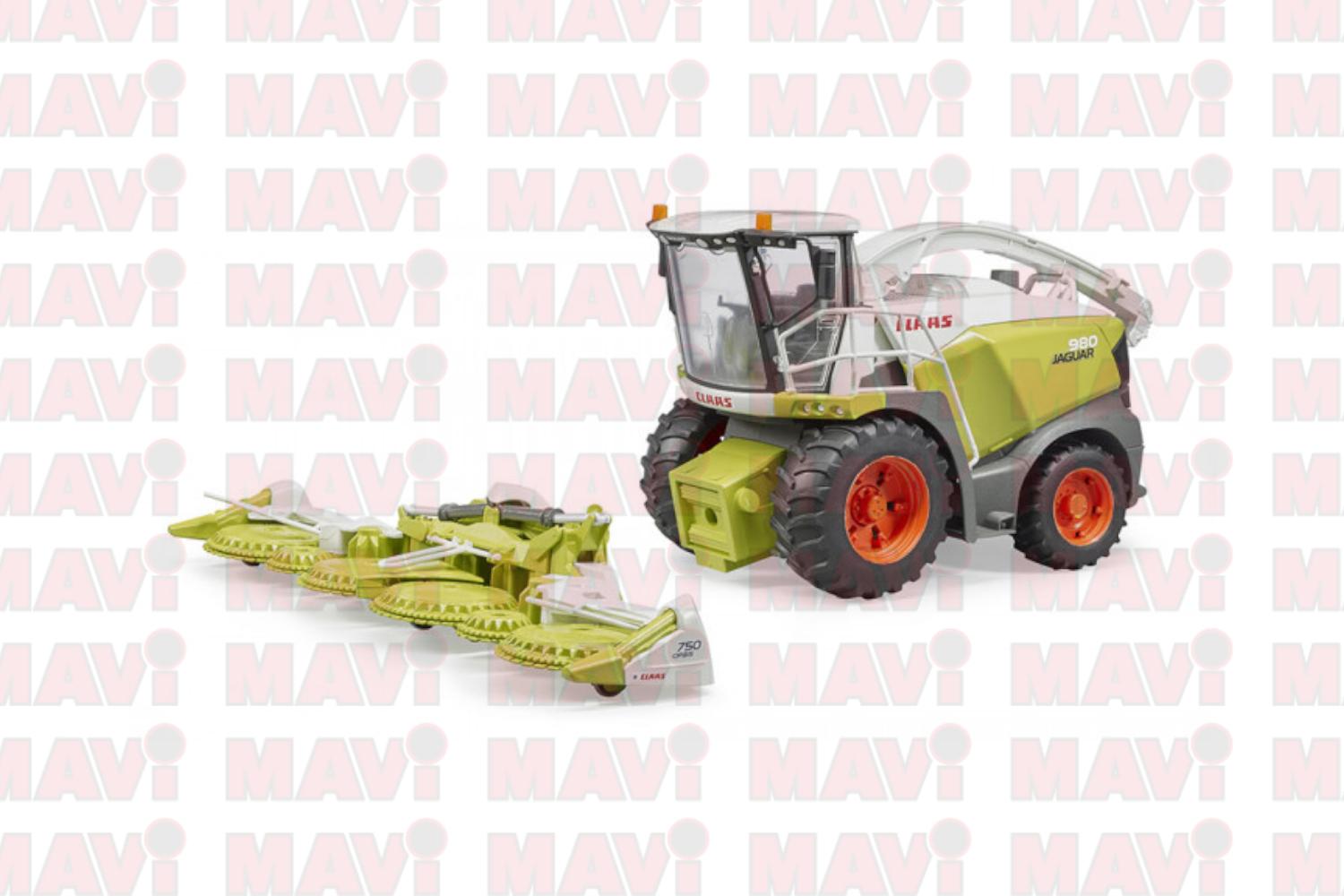 Jucarie Bruder, combina de recoltat furajer Claas Jaguar 980, 1:16 # 02134