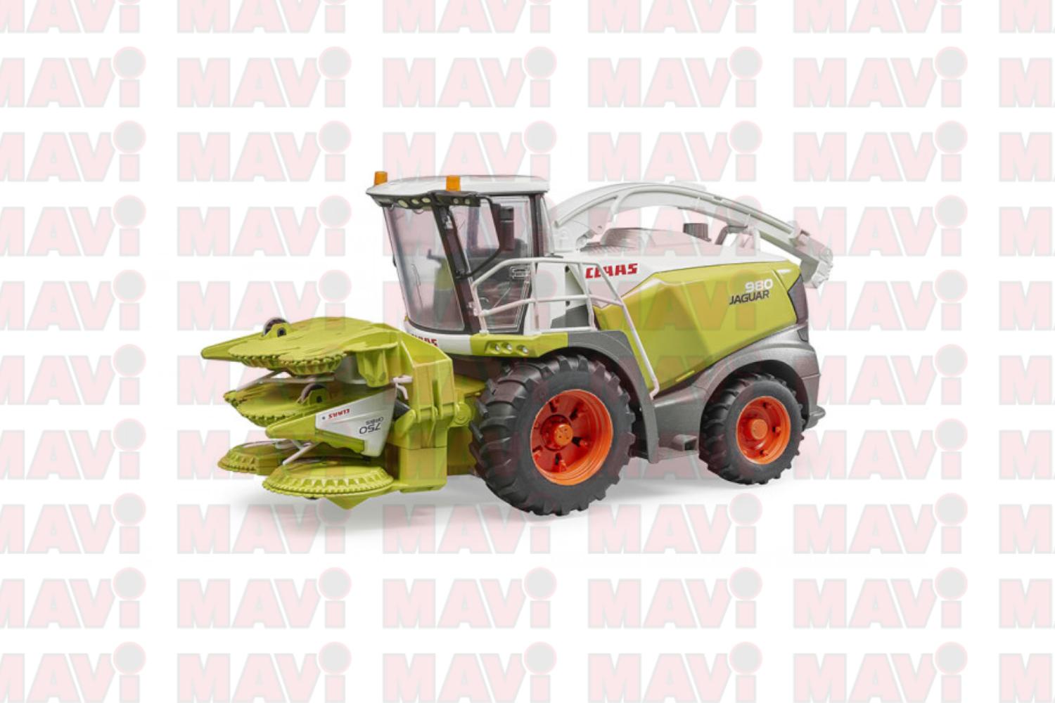 Jucarie Bruder, combina de recoltat furajer Claas Jaguar 980, 1:16 # 02134