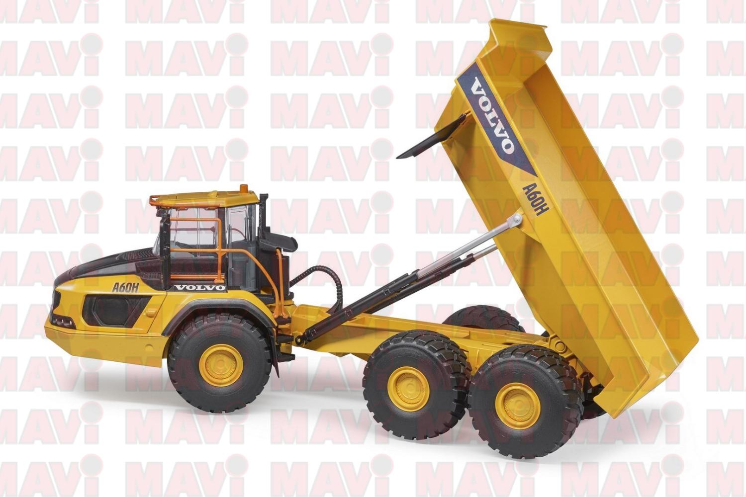 Jucaria  Bruder, basculanta Volvo A60H Dumper, 1:16 # 02455