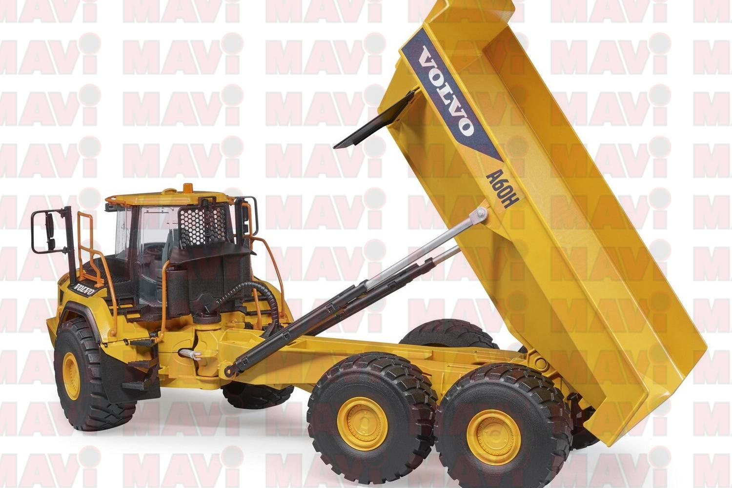 Jucaria  Bruder, basculanta Volvo A60H Dumper, 1:16 # 02455