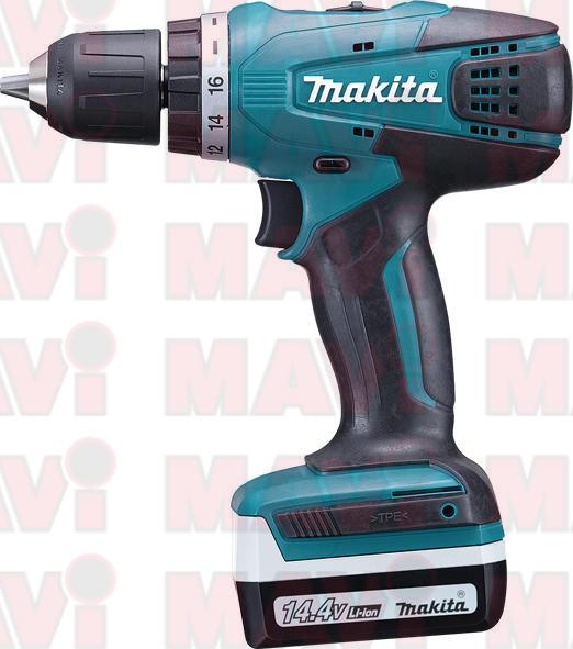 Masina Gaurit/Insurubat 2 Acumulatori 14.4V 1.3Ah Makita # Df347Dwe