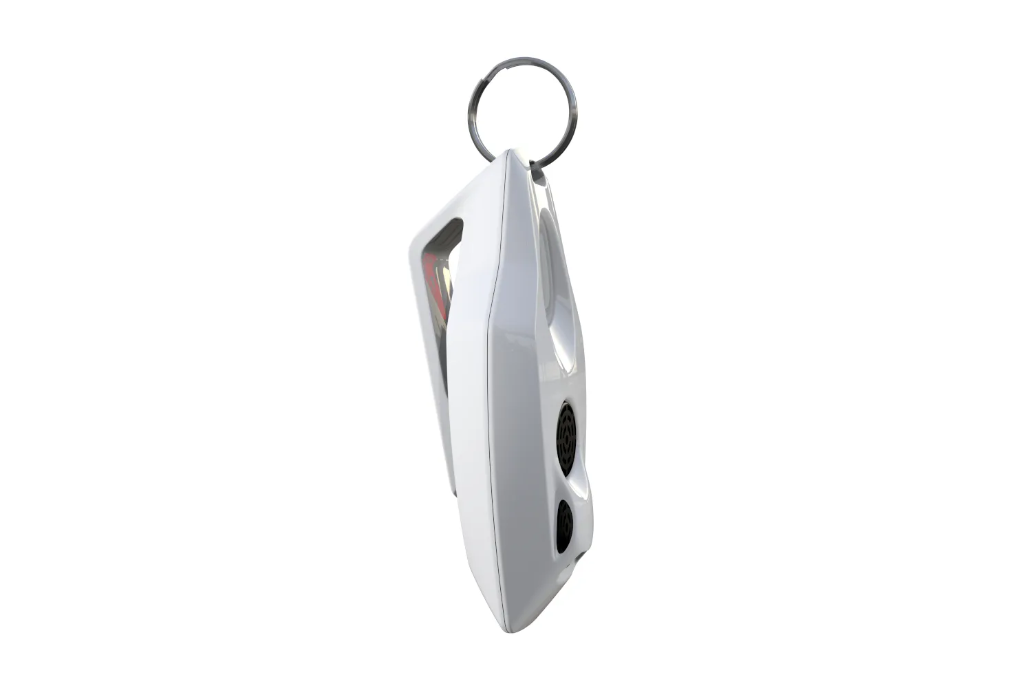 Breloc electronic anti-capuse/purici Zerobugs Plus, cu ultrasunete, culoare alb # Bugpl-Bi