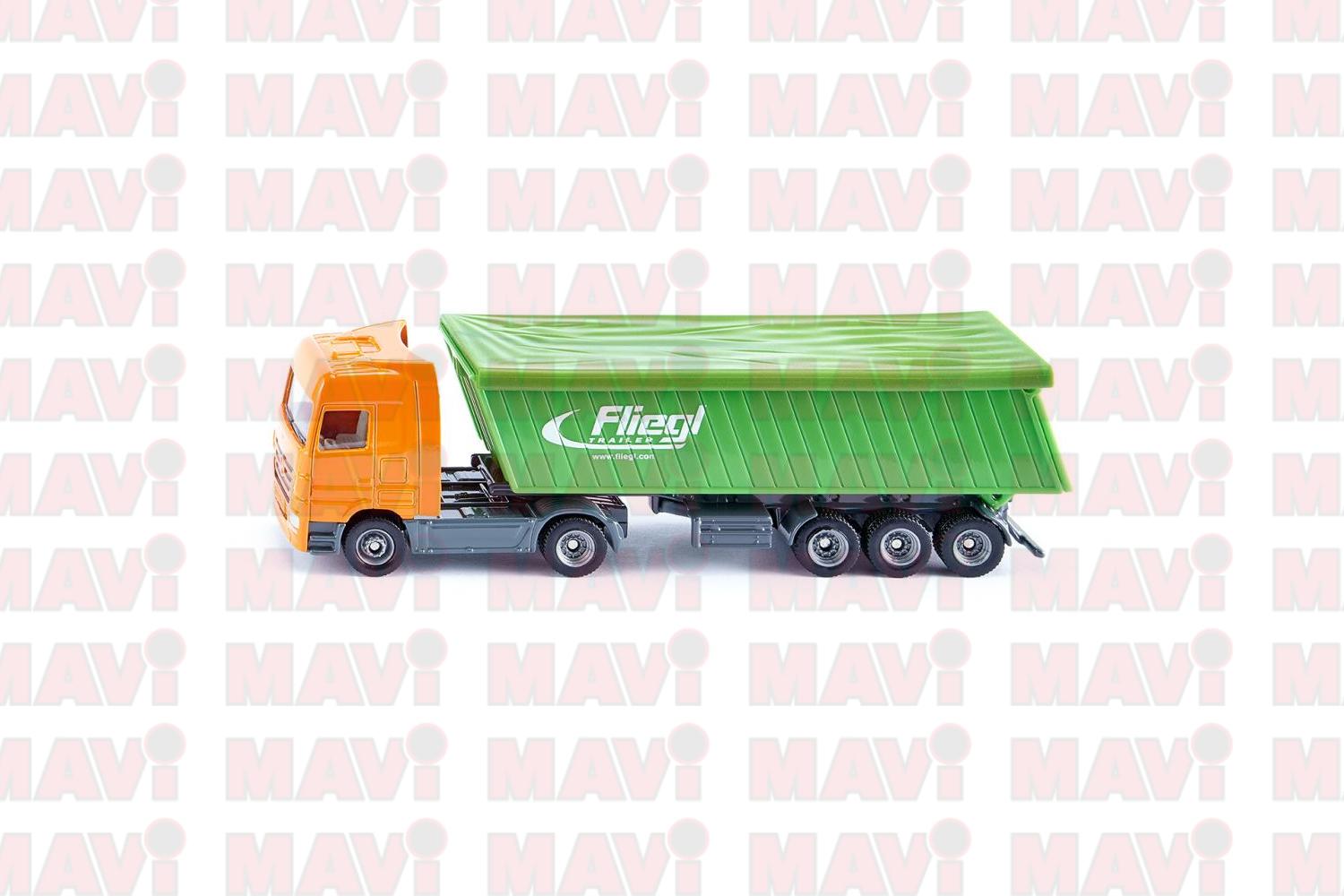 Jucarie Siku, camion cu remorca acoperita, 1:87, 210x70x50 mm # 1796