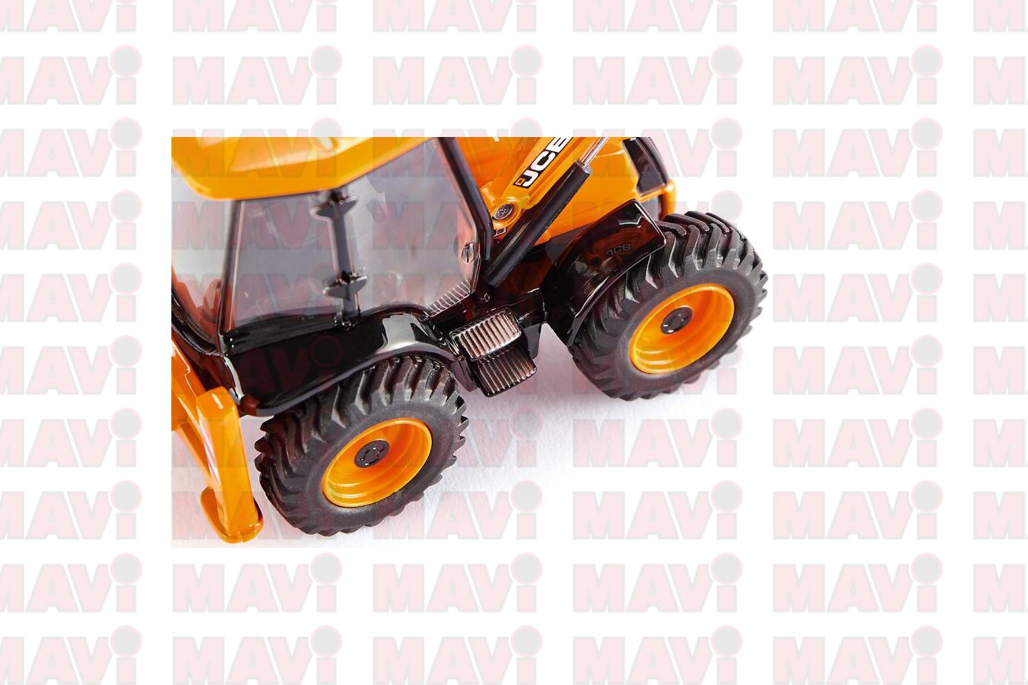 Jucarie Siku, buldoexcavator Jcb 4Cx, 1:50, 180x51x70 mm # 3558