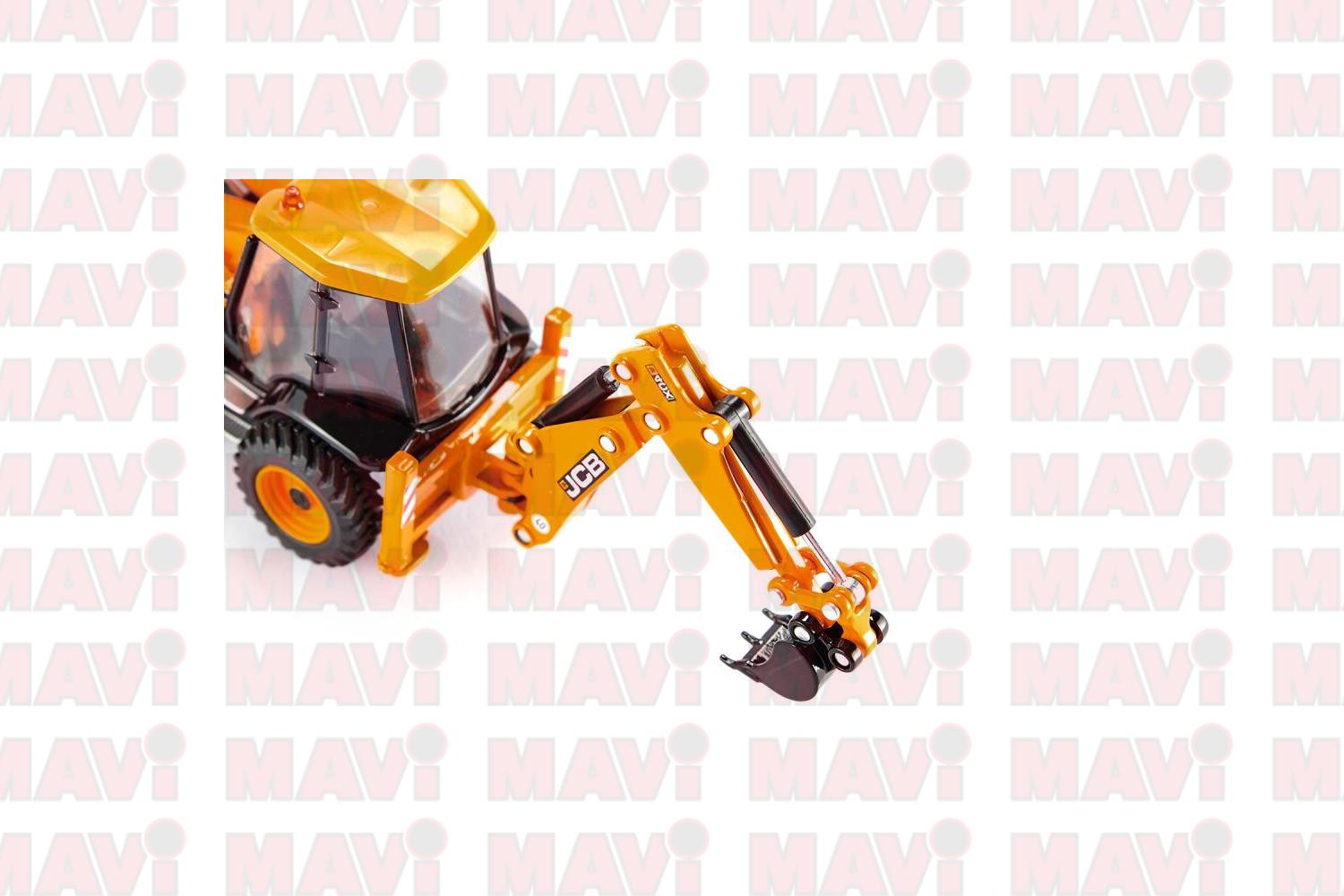 Jucarie Siku, buldoexcavator Jcb 4Cx, 1:50, 180x51x70 mm # 3558