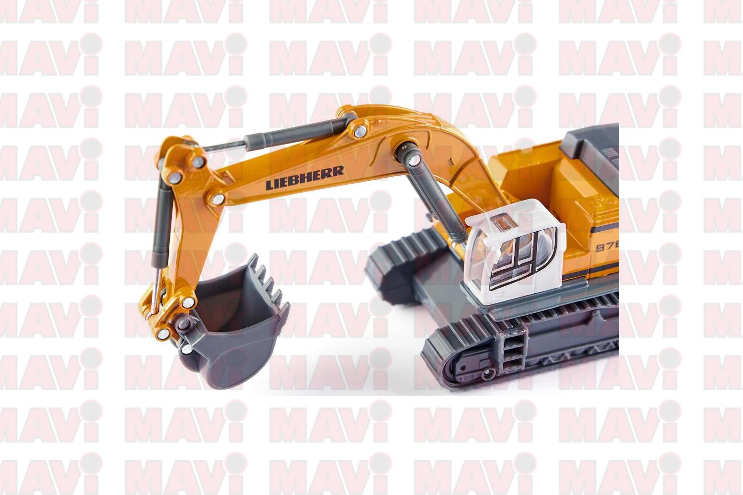 Jucarie Siku, excavator hidraulic Liebherr, 1:87, 145x53x72 mm # 1874