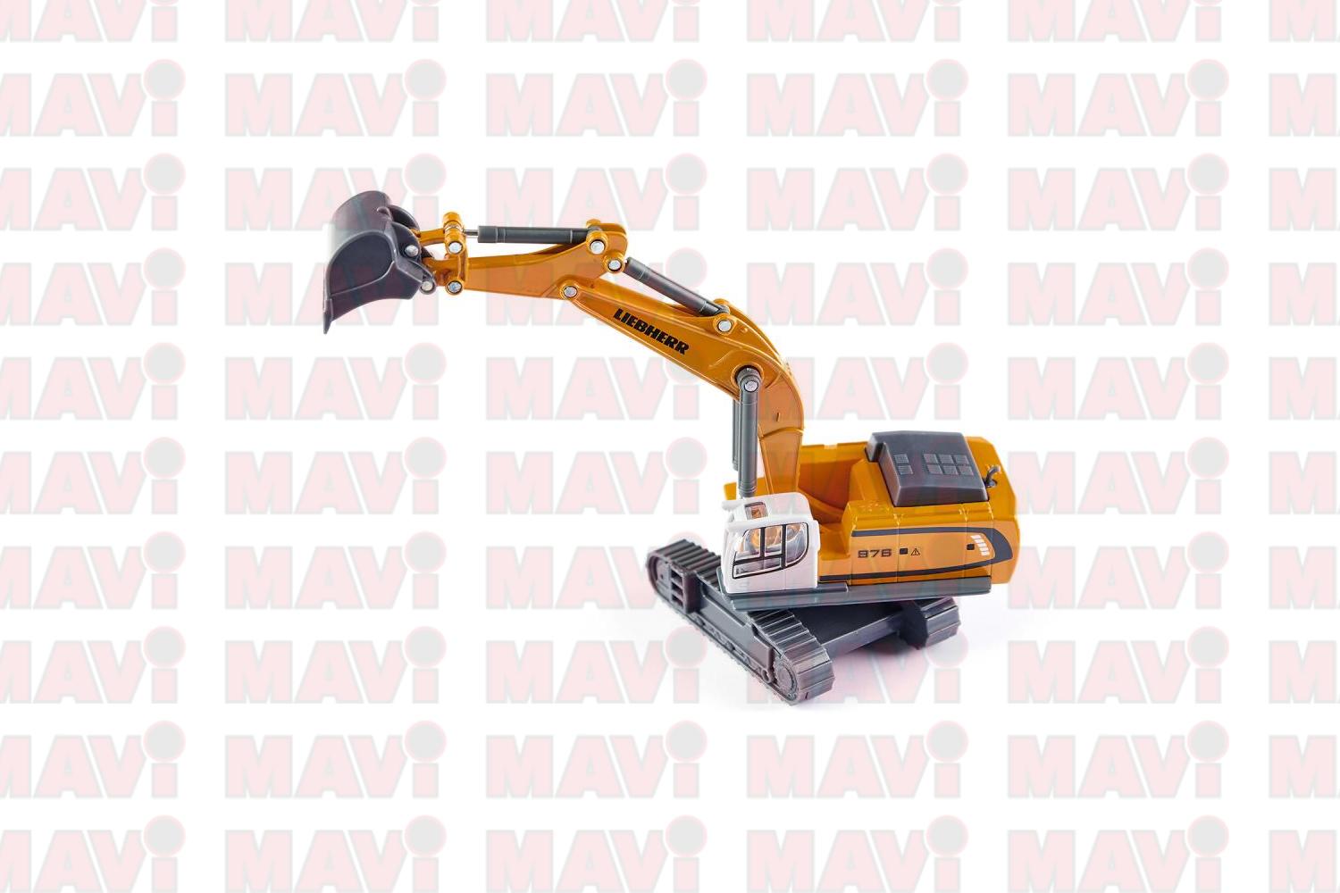 Jucarie Siku, excavator hidraulic Liebherr, 1:87, 145x53x72 mm # 1874