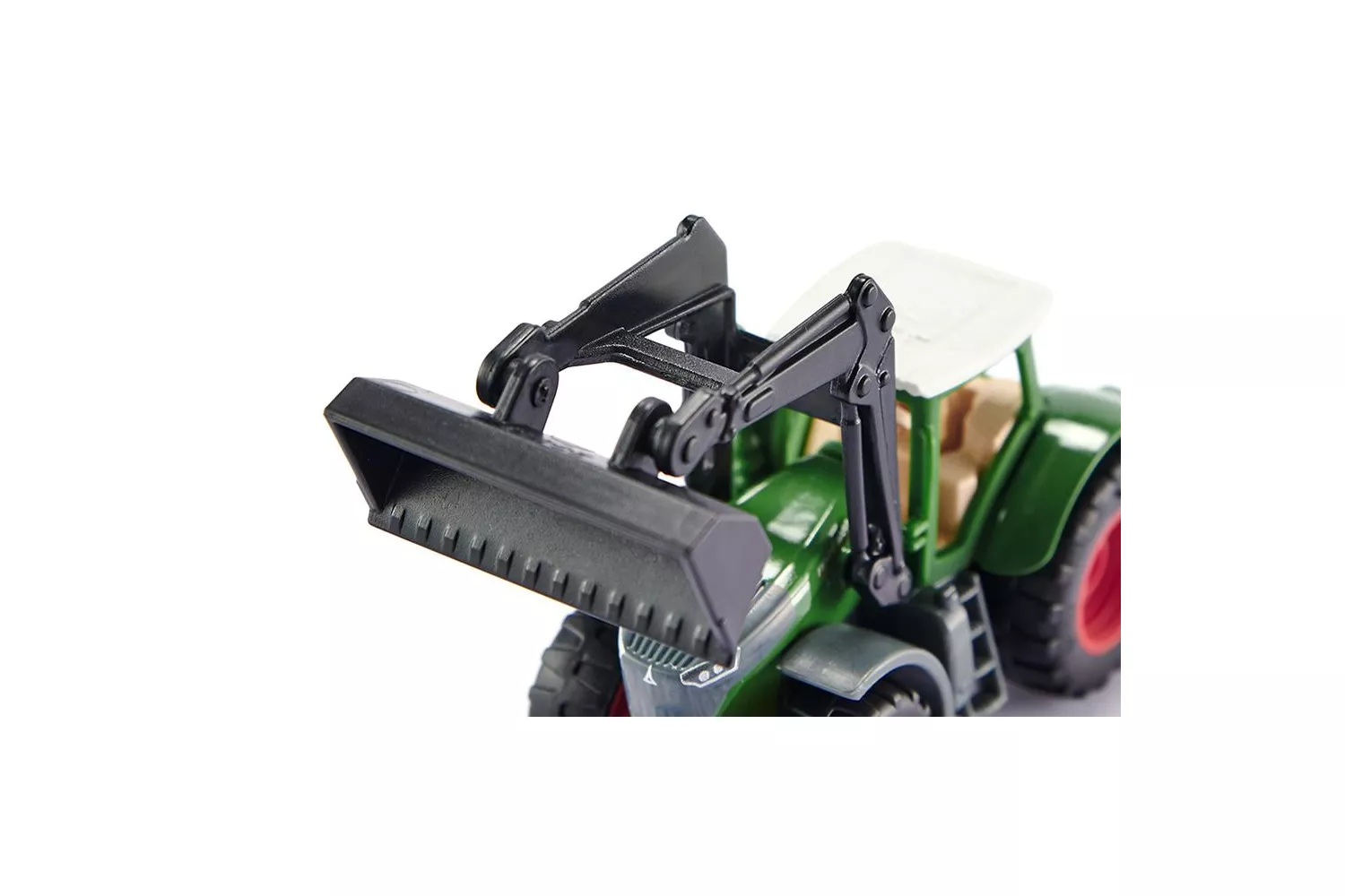 Jucarie Siku, tractor Fendt 1050 Vario cu incarcator frontal, 1:76, 92x36x45 mm # 1393