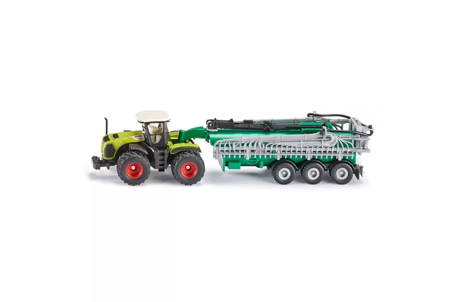 Jucarie Siku, tractor Class Xerion cu cisterna, 1:87, 226x75x54 mm # 1827
