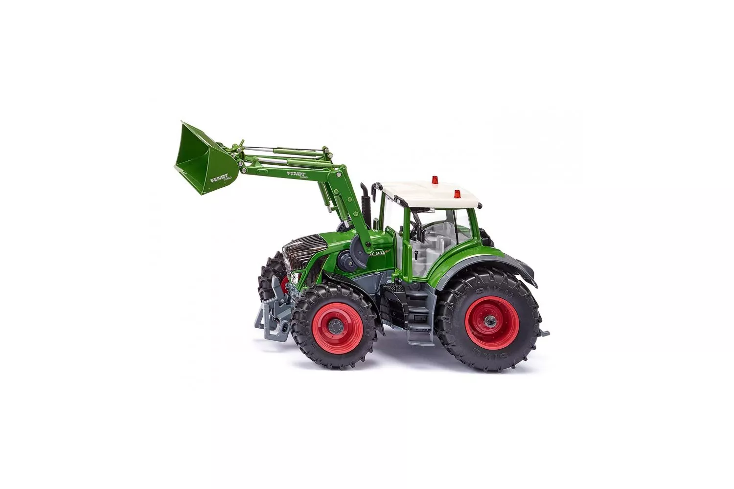Jucarie Siku tractor Fendt 933 Vario, cu incarcator frontal si aplicatie pentru control cu bluetooth 1:32, 245x90x121 mm # 6793