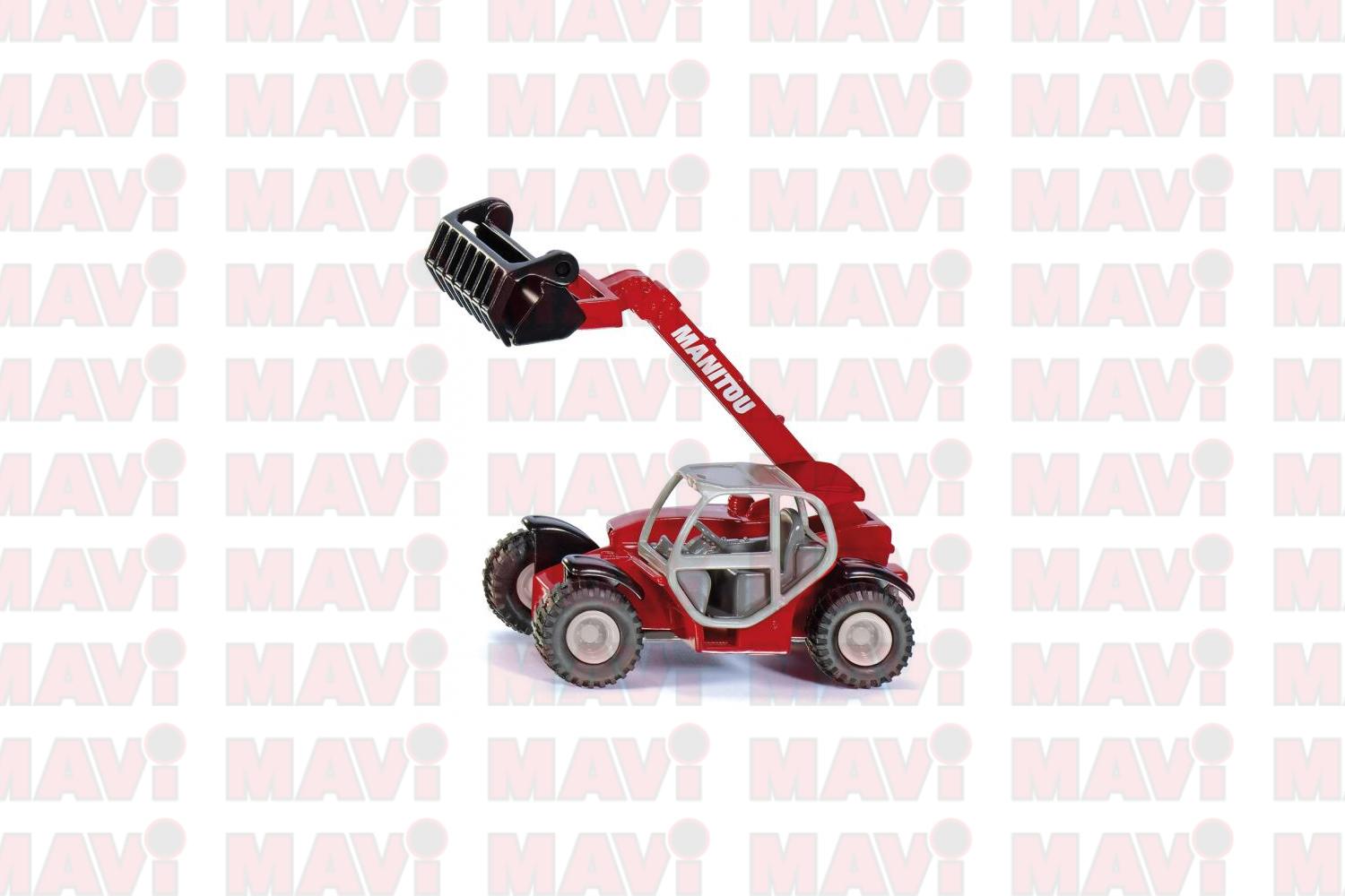 Jucarie Siku, telehander Manitou, 1:50, 89x37x36 mm # 1482