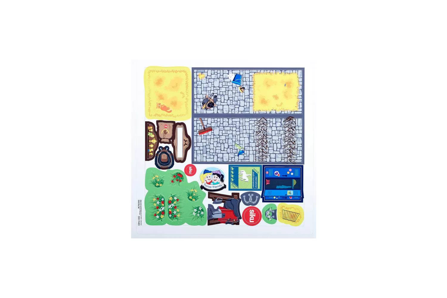 Jucarie Siku  ferma de cai 1:50, 270x270x74 mm # 5609