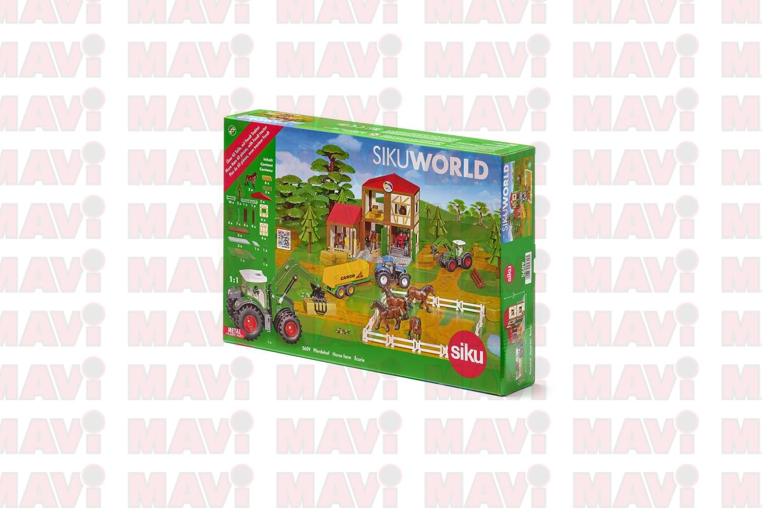 Jucarie Siku  ferma de cai 1:50, 270x270x74 mm # 5609