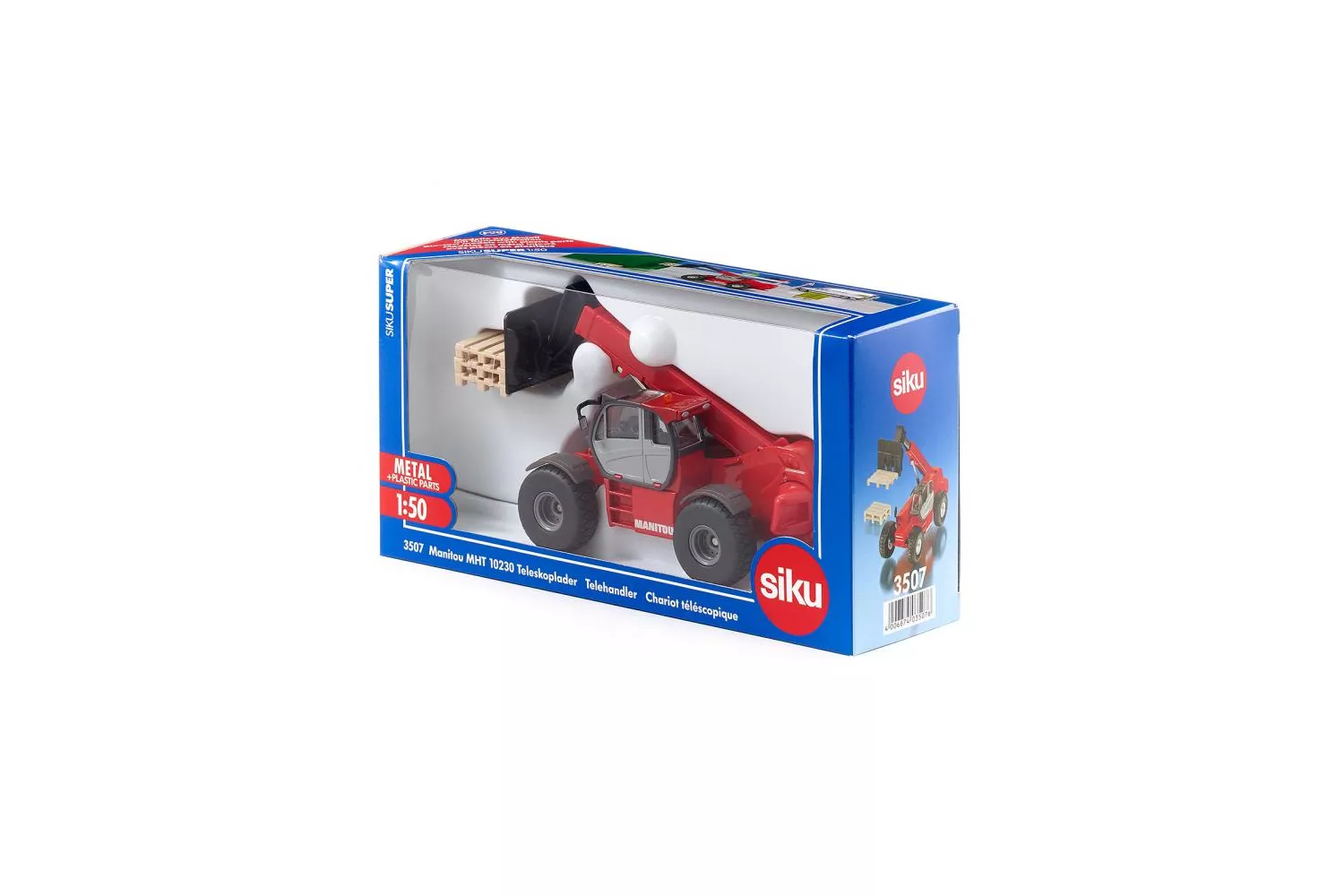 Jucarie Siku, telehandler Manitou Mht 10230, 1:50, 225x115x65 mm # 3507